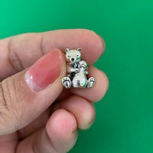 Pandora Hugging Polar Bears Charm